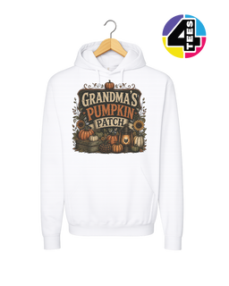 Grandma's Rustic Pumpkin Patch Hoodie