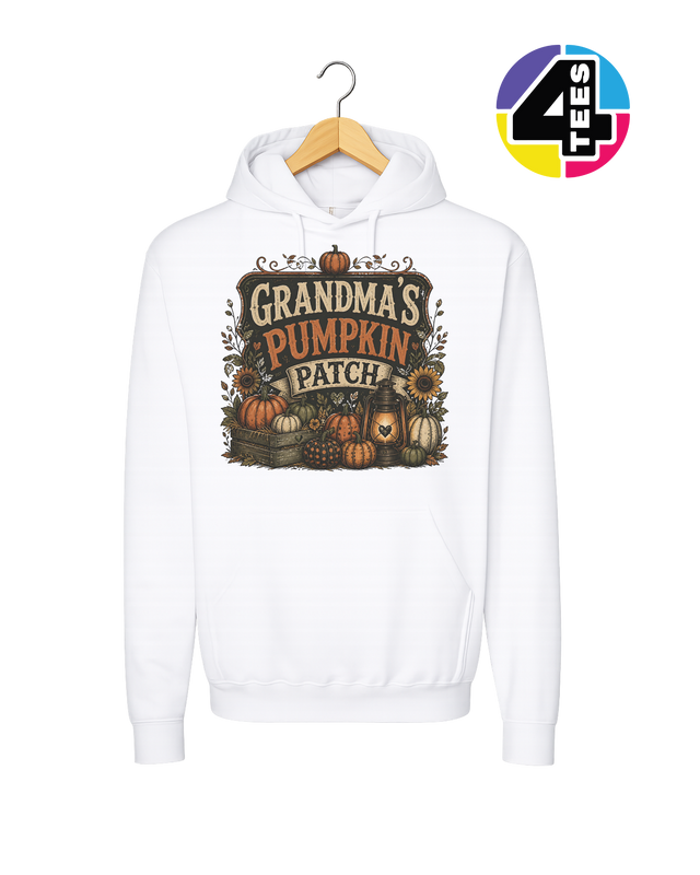 Grandma's Rustic Pumpkin Patch Hoodie