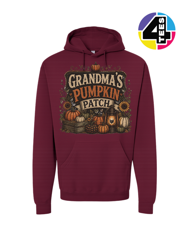 Grandma's Rustic Pumpkin Patch Hoodie