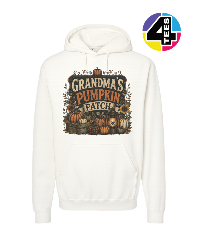 Grandma's Rustic Pumpkin Patch Hoodie