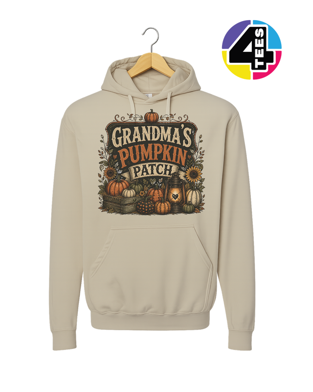 Grandma's Rustic Pumpkin Patch Hoodie