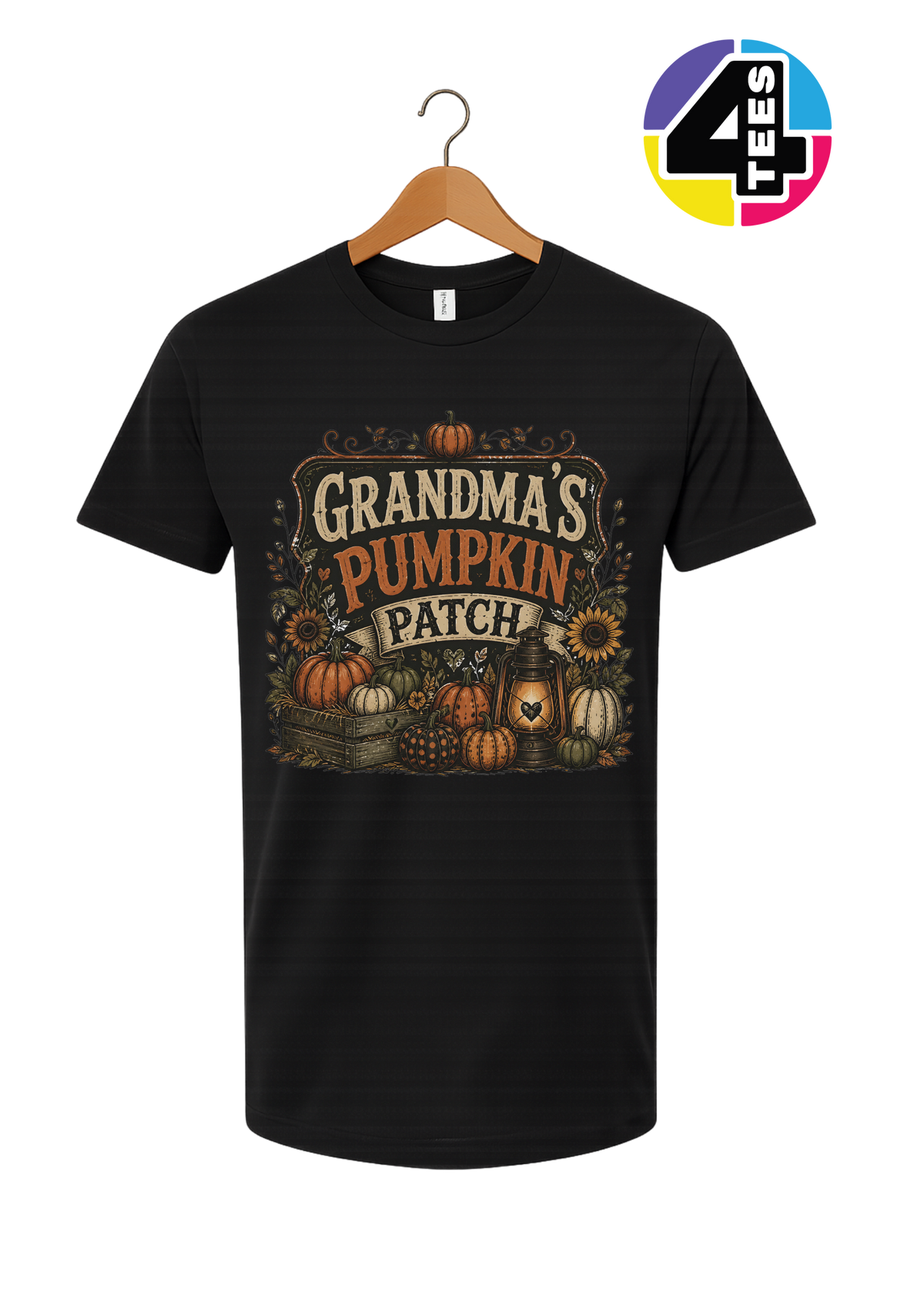 Grandma's Rustic Pumpkin Patch Tee