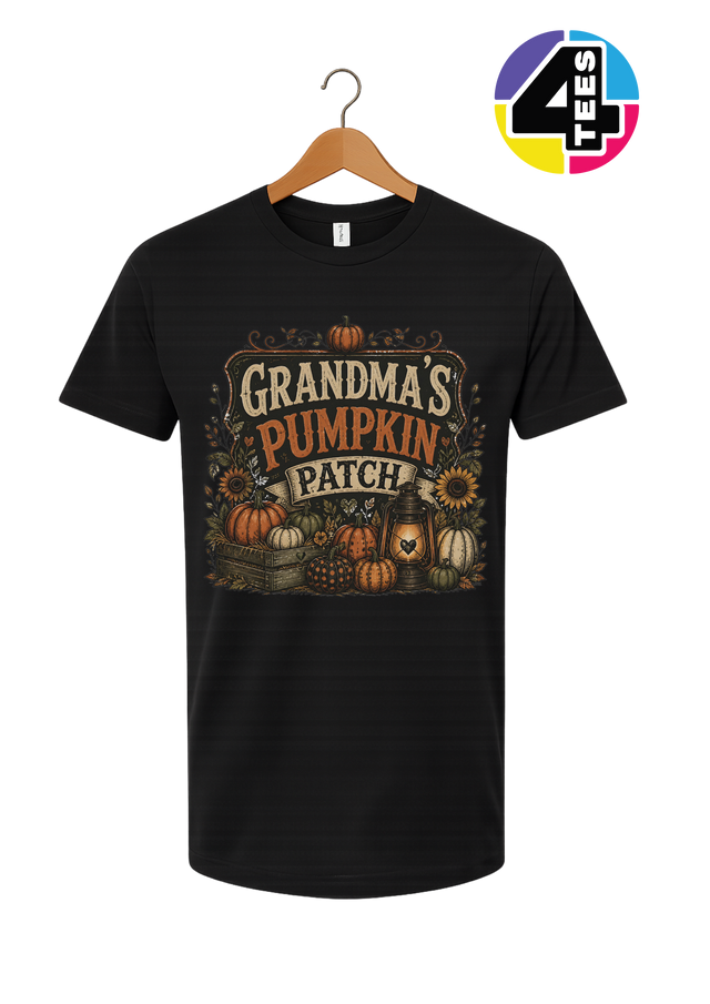 Grandma's Rustic Pumpkin Patch Tee
