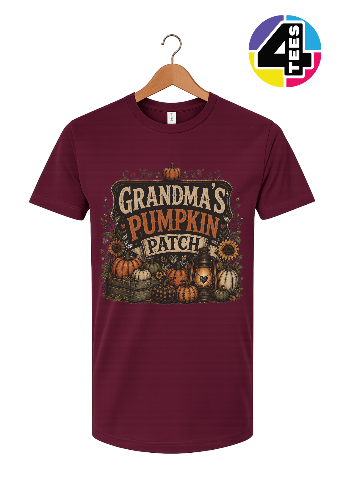 Grandma's Rustic Pumpkin Patch Tee