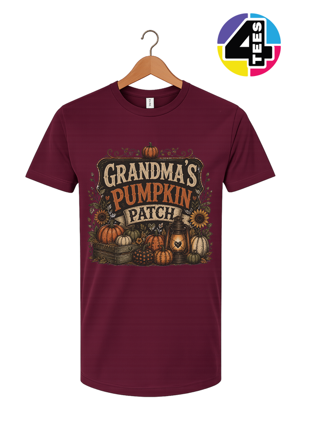Grandma's Rustic Pumpkin Patch Tee
