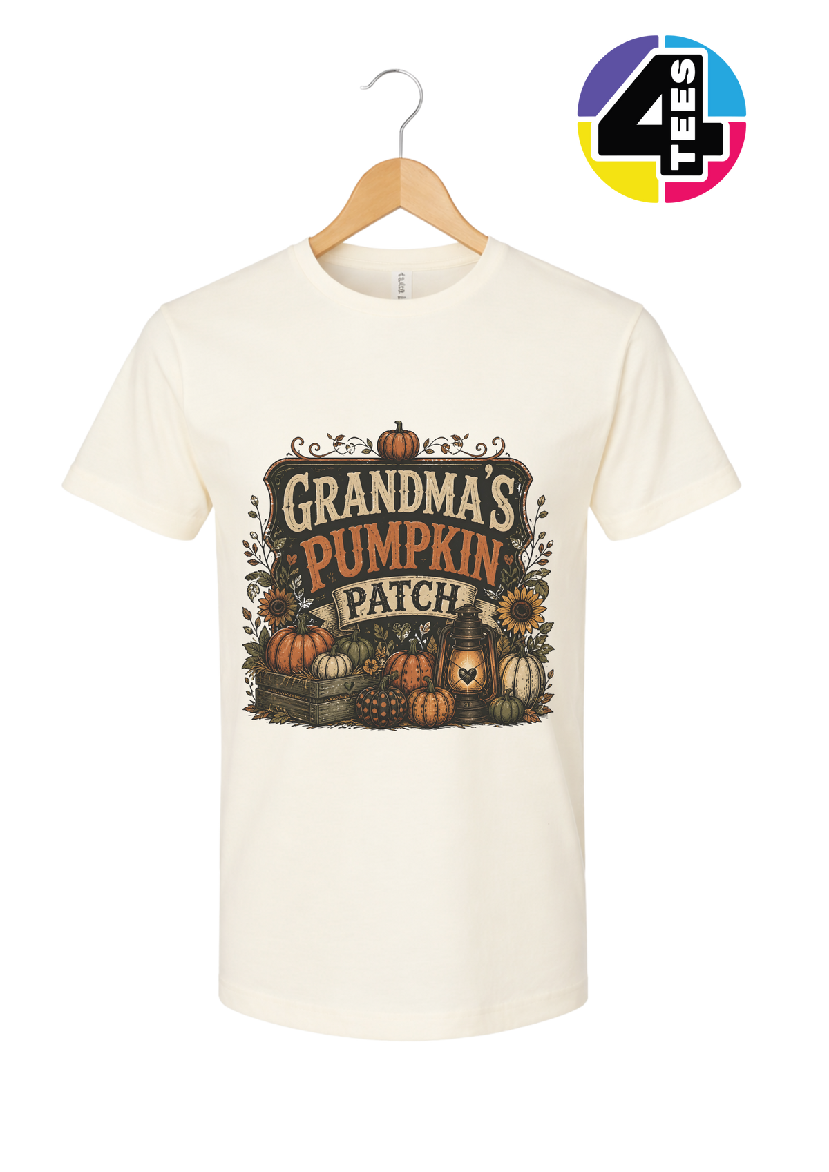Grandma's Rustic Pumpkin Patch Tee