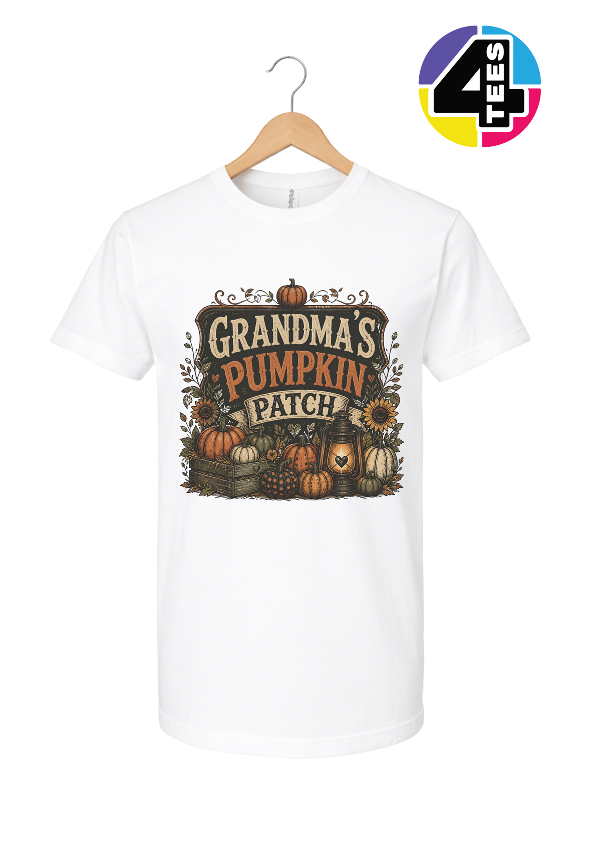 Grandma's Rustic Pumpkin Patch Tee
