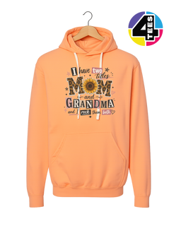 Mom & Grandma Sunflower Leopard Love Hoodie