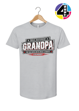 Built Different Legendary Grandpa Tee