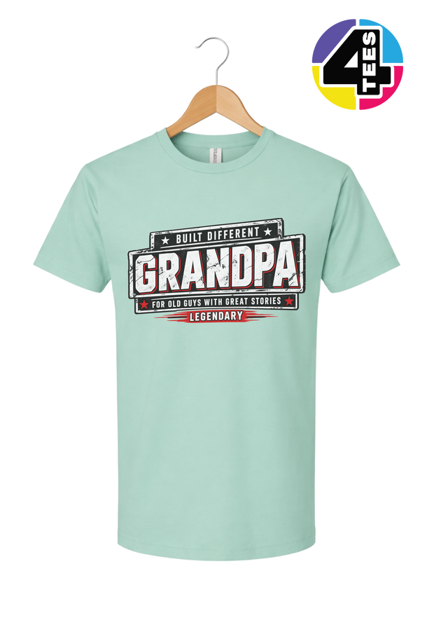 Built Different Legendary Grandpa Tee
