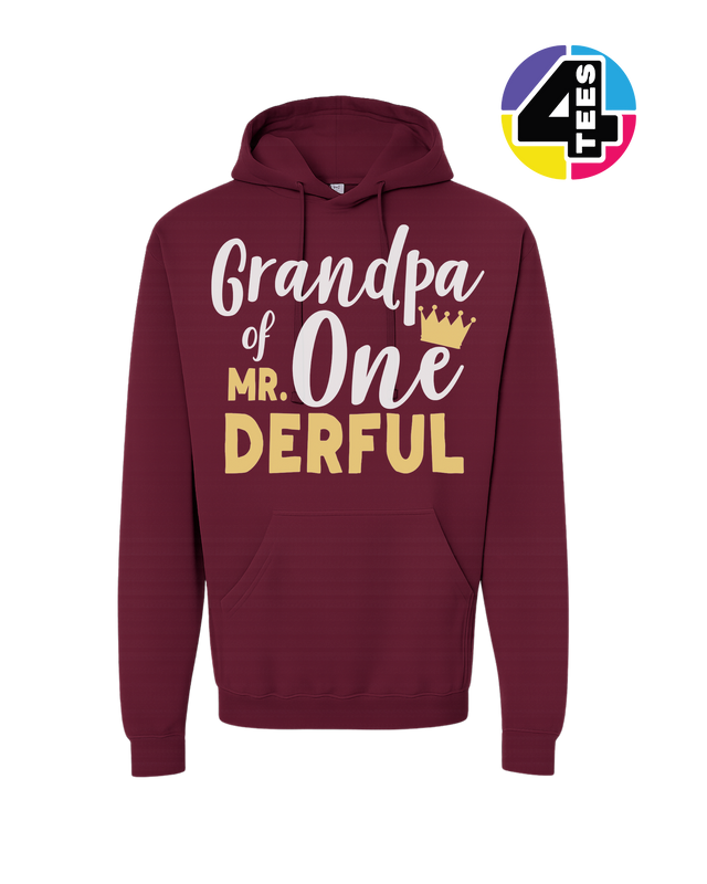 Mr. One-derful Grandpa Hoodie