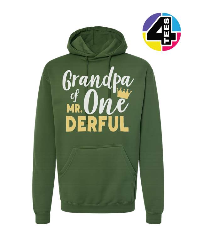 Mr. One-derful Grandpa Hoodie