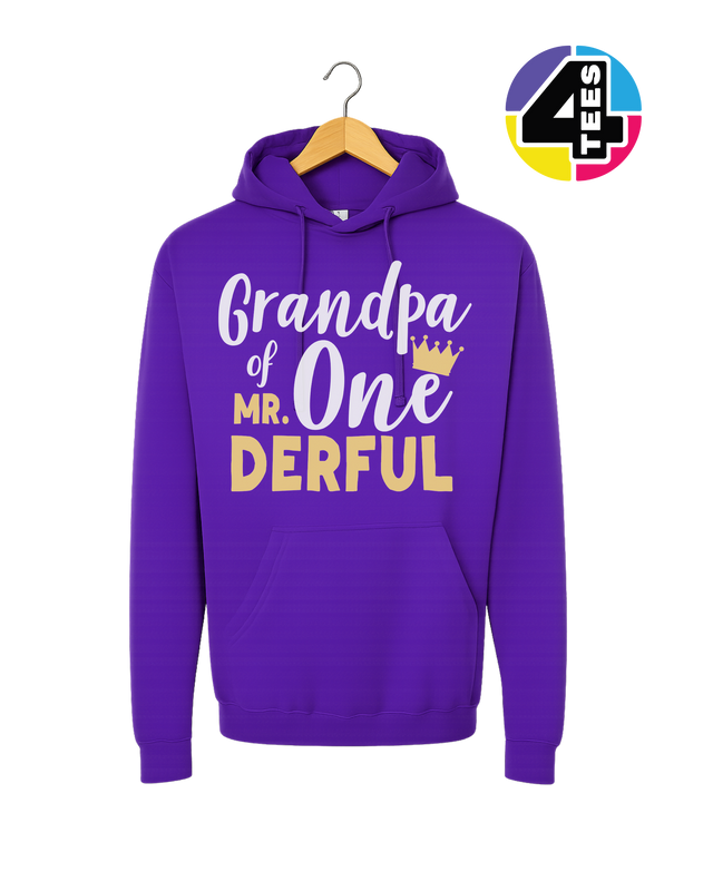 Mr. One-derful Grandpa Hoodie