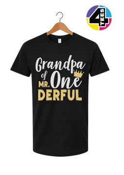 Mr. One-derful Grandpa Tee