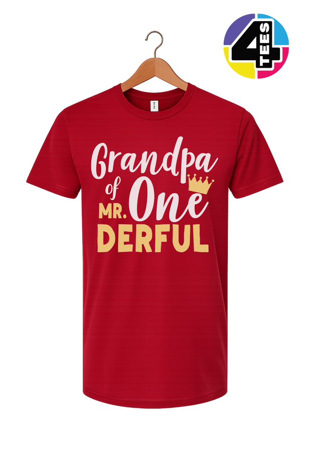 Mr. One-derful Grandpa Tee