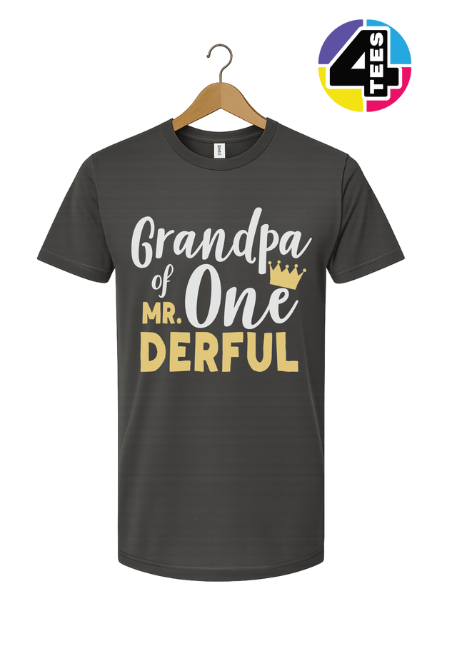 Mr. One-derful Grandpa Tee