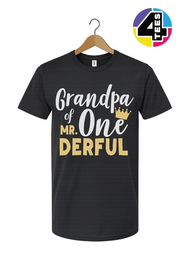 Mr. One-derful Grandpa Tee