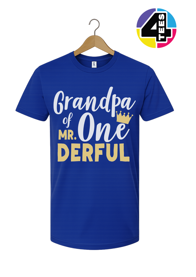 Mr. One-derful Grandpa Tee