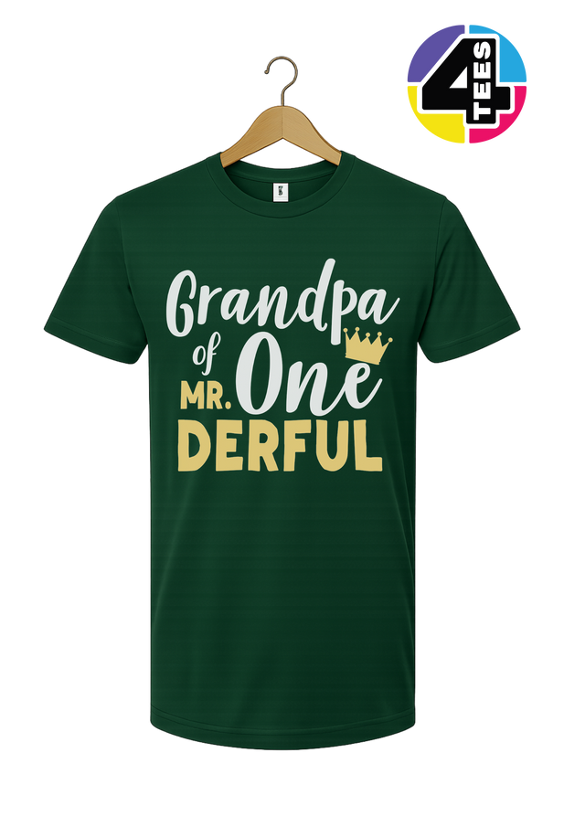 Mr. One-derful Grandpa Tee