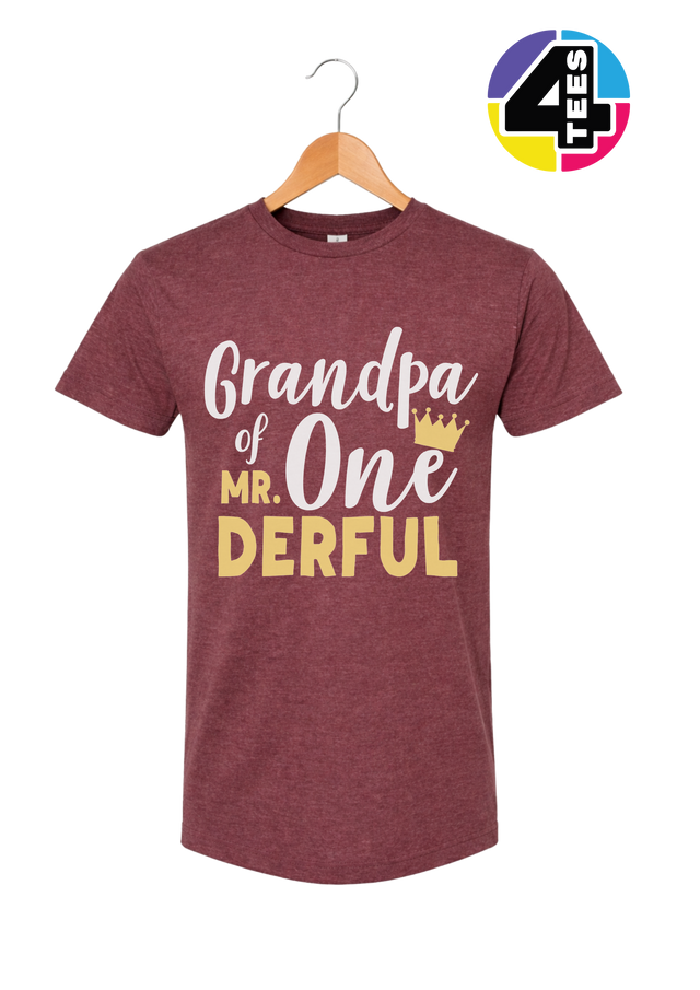 Mr. One-derful Grandpa Tee