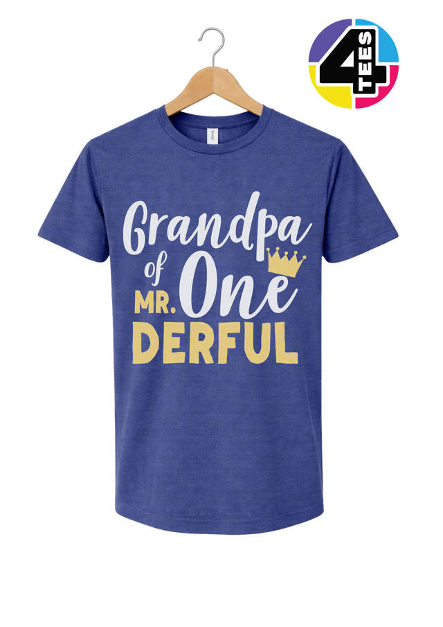 Mr. One-derful Grandpa Tee