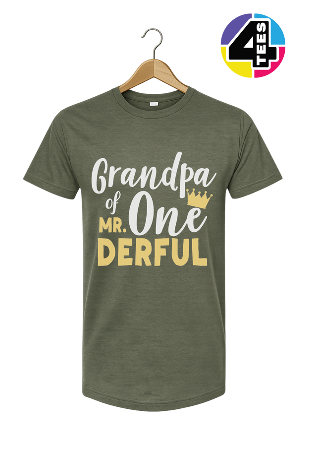 Mr. One-derful Grandpa Tee