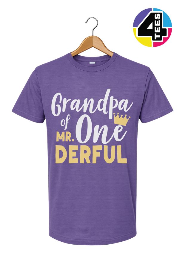 Mr. One-derful Grandpa Tee