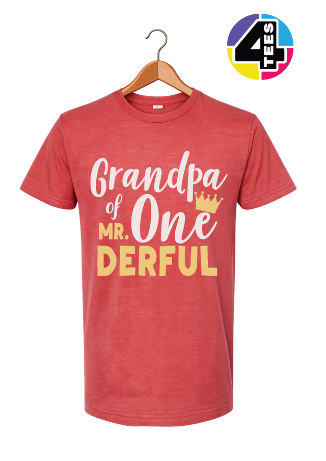 Mr. One-derful Grandpa Tee