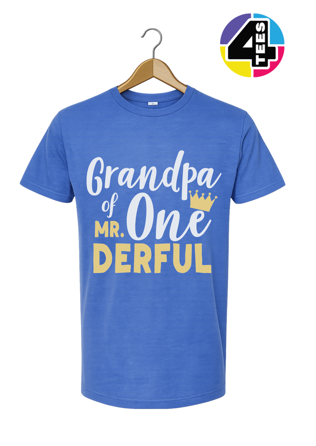 Mr. One-derful Grandpa Tee
