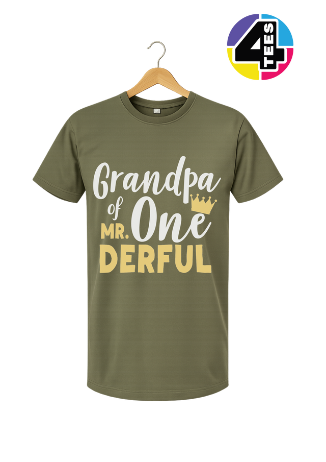 Mr. One-derful Grandpa Tee