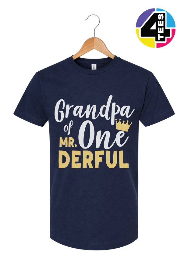 Mr. One-derful Grandpa Tee