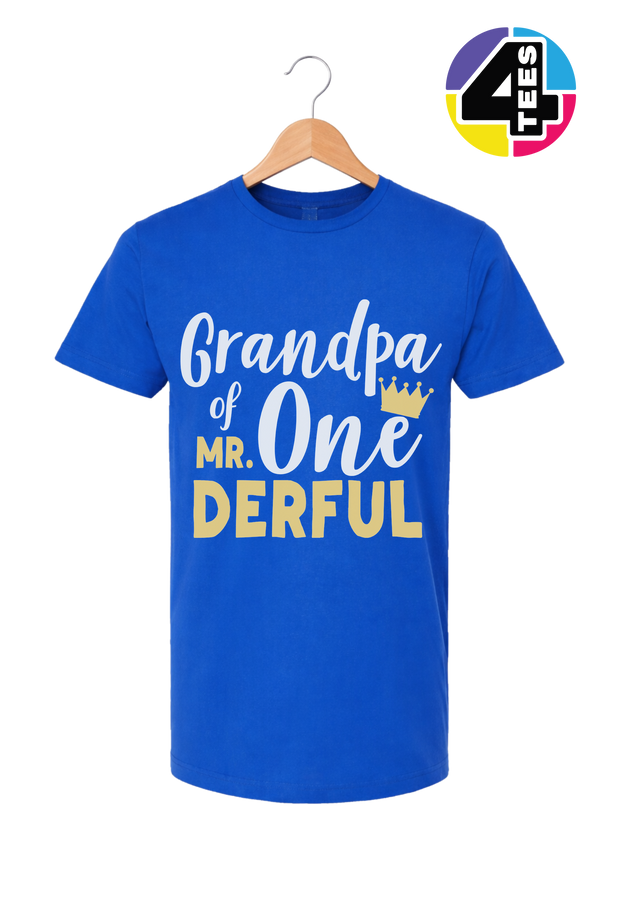 Mr. One-derful Grandpa Tee