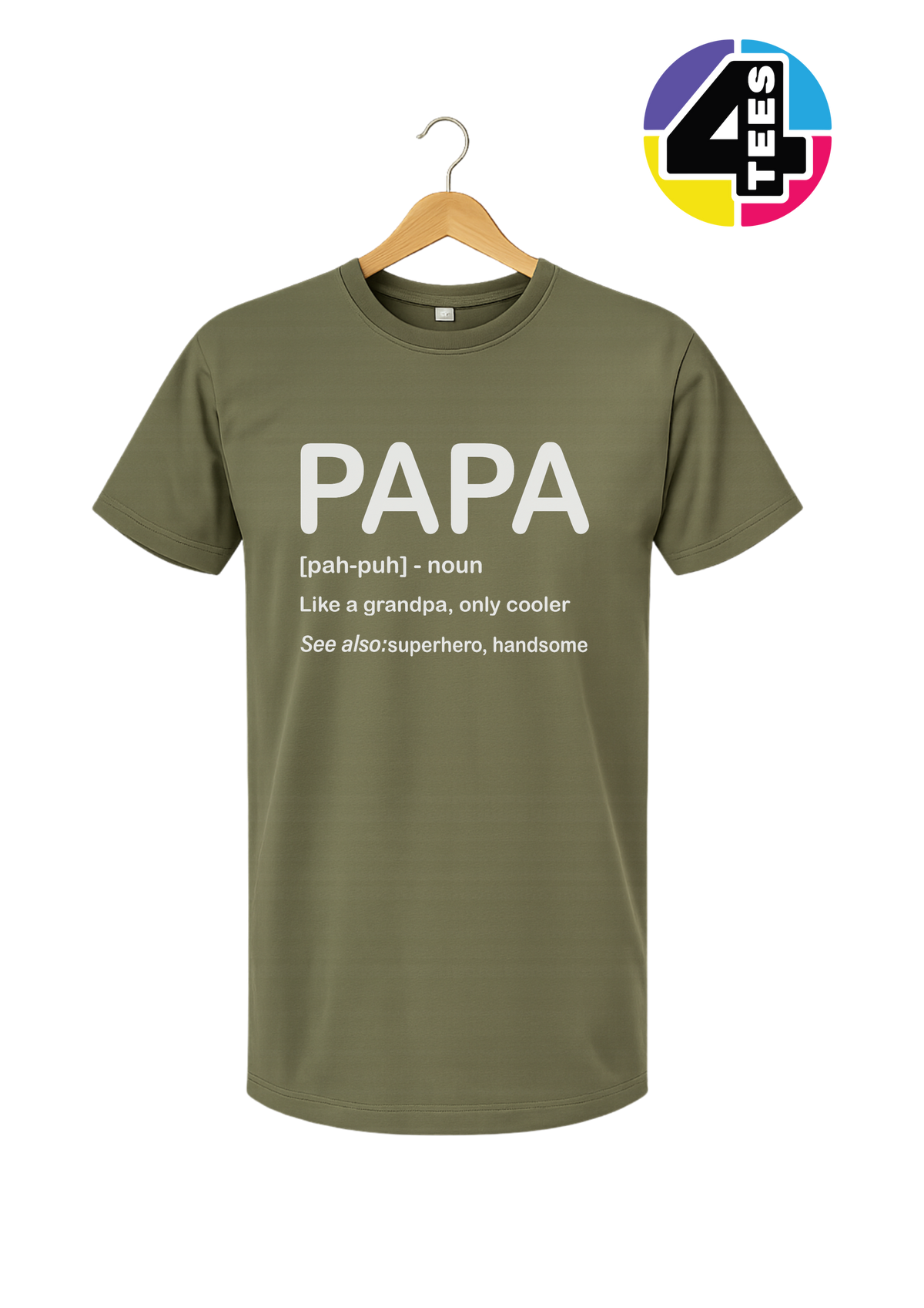 Papa: Only Cooler Tee