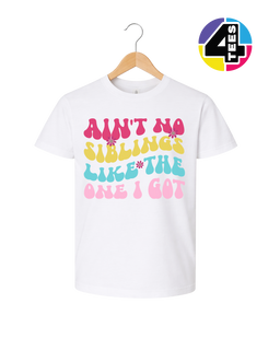 Groovy Siblings Vibes Youth Tee