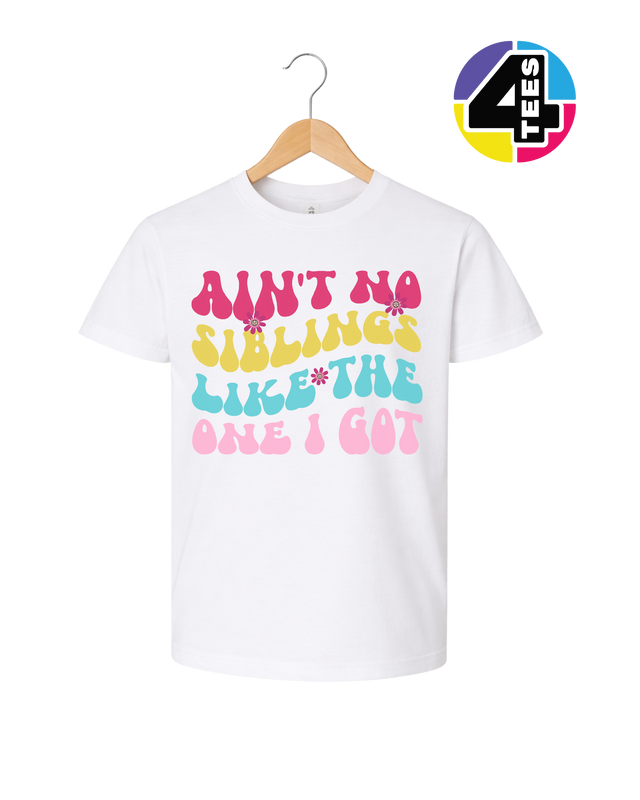 Groovy Siblings Vibes Youth Tee