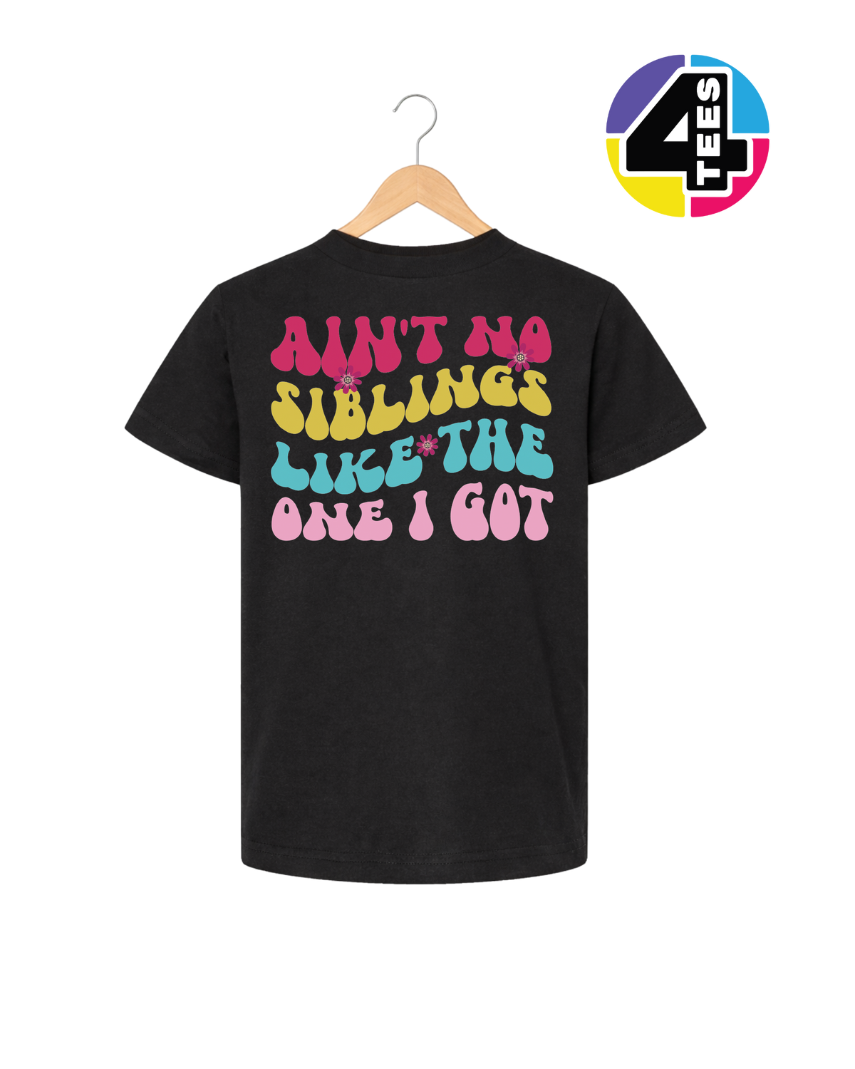 Groovy Siblings Vibes Youth Tee