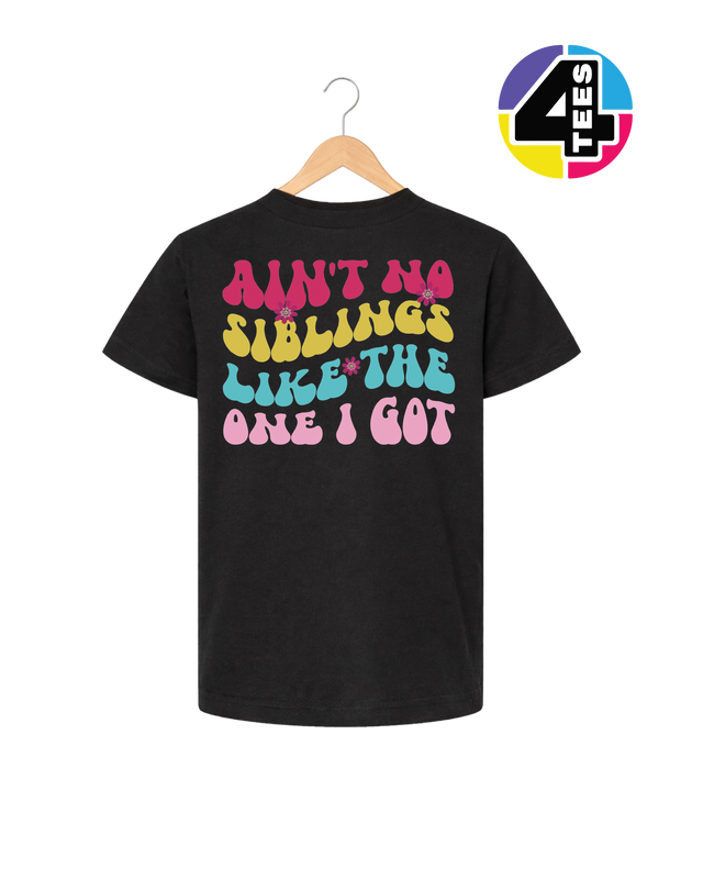 Groovy Siblings Vibes Youth Tee