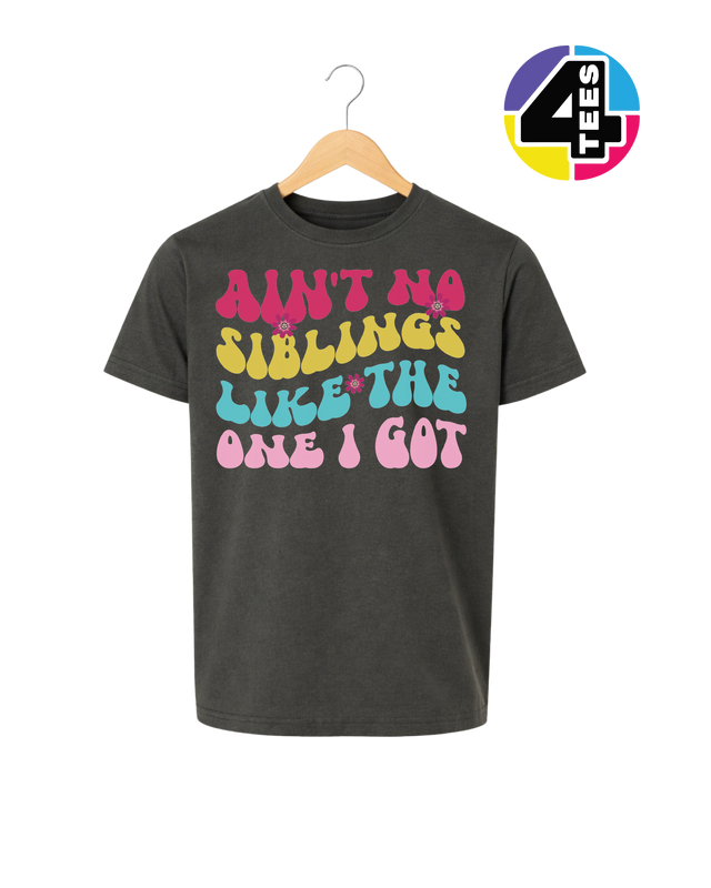 Groovy Siblings Vibes Youth Tee