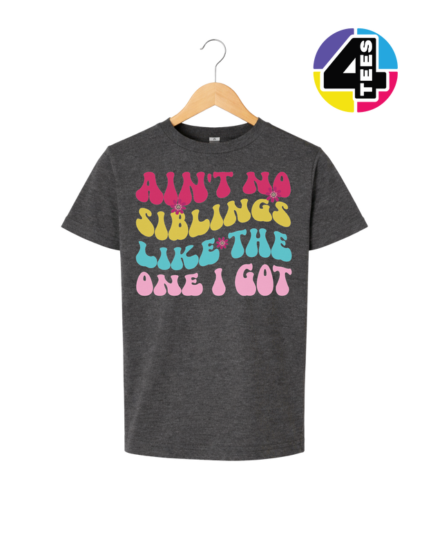 Groovy Siblings Vibes Youth Tee