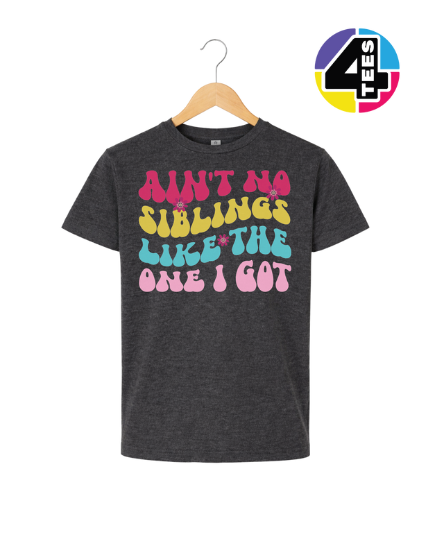 Groovy Siblings Vibes Youth Tee