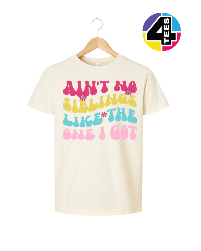 Groovy Siblings Vibes Youth Tee