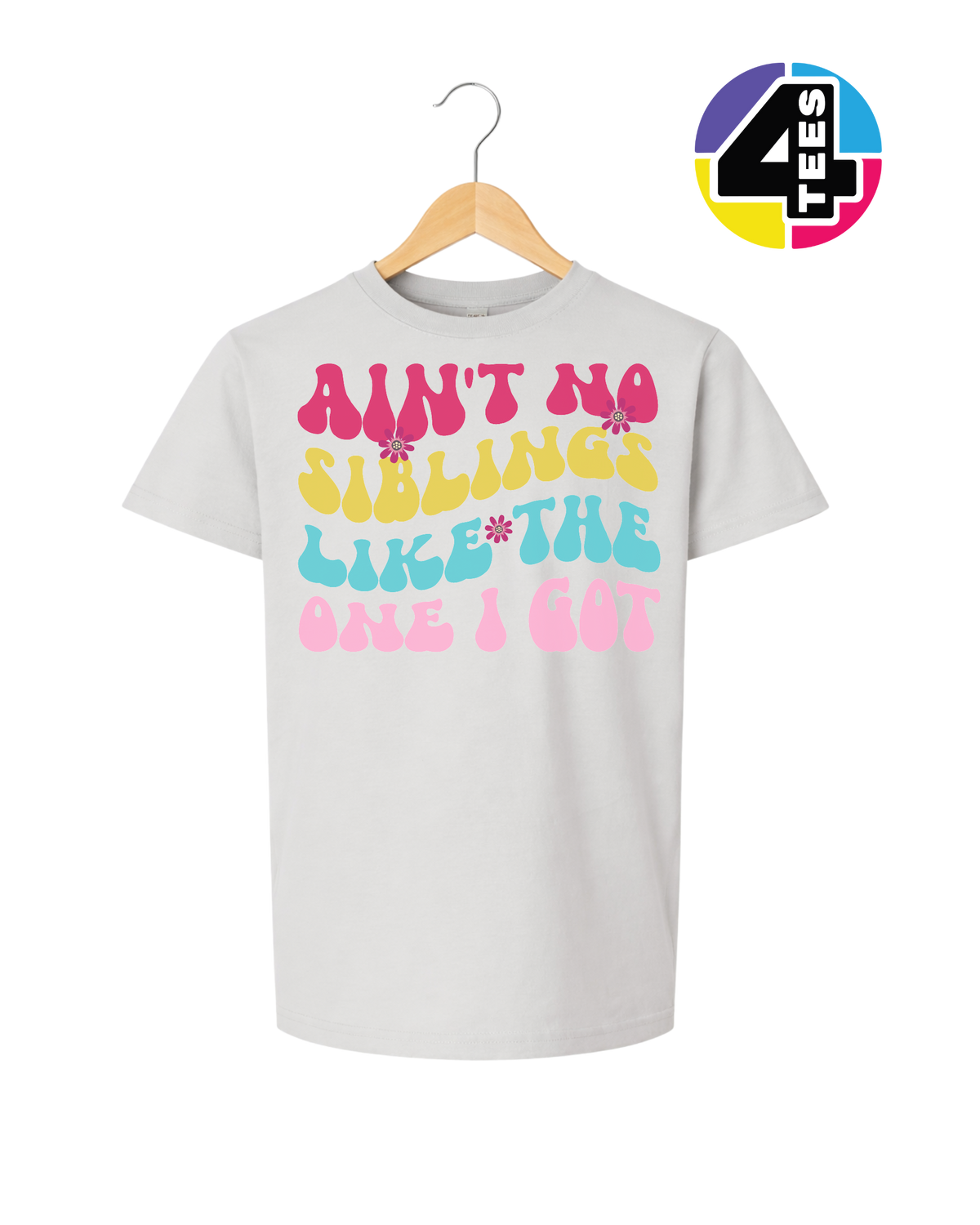 Groovy Siblings Vibes Youth Tee