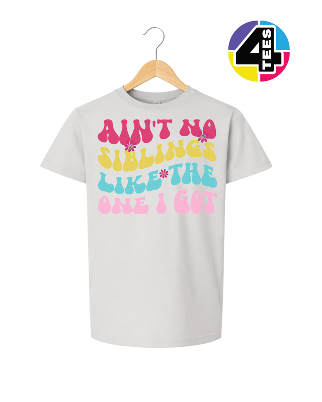 Groovy Siblings Vibes Youth Tee