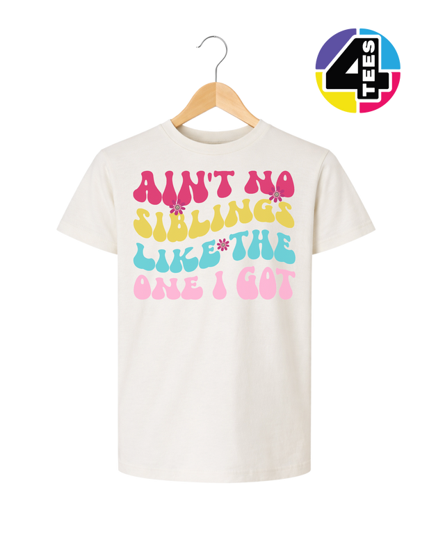 Groovy Siblings Vibes Youth Tee