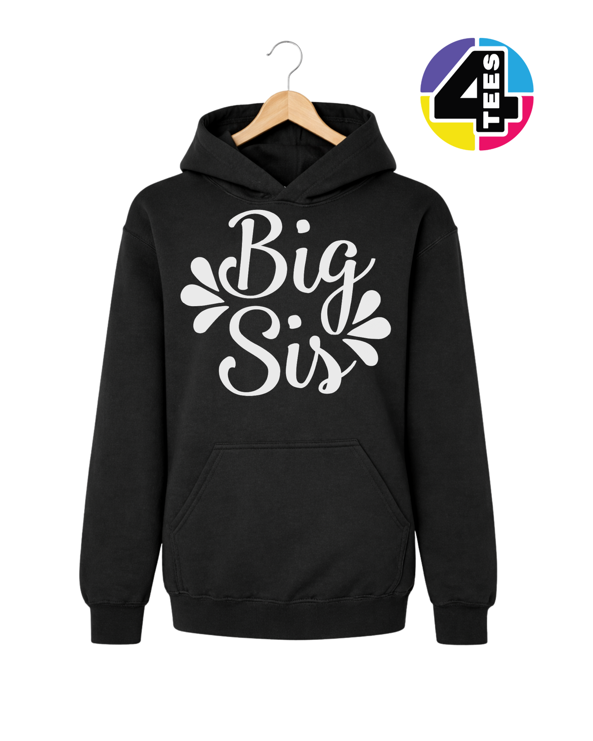 Big Sis in Bloom Youth Hoodie