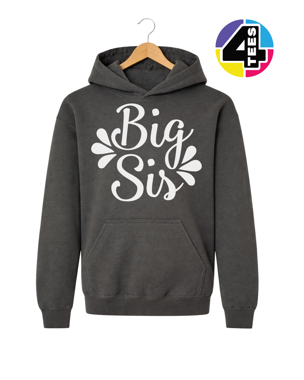 Big Sis in Bloom Youth Hoodie