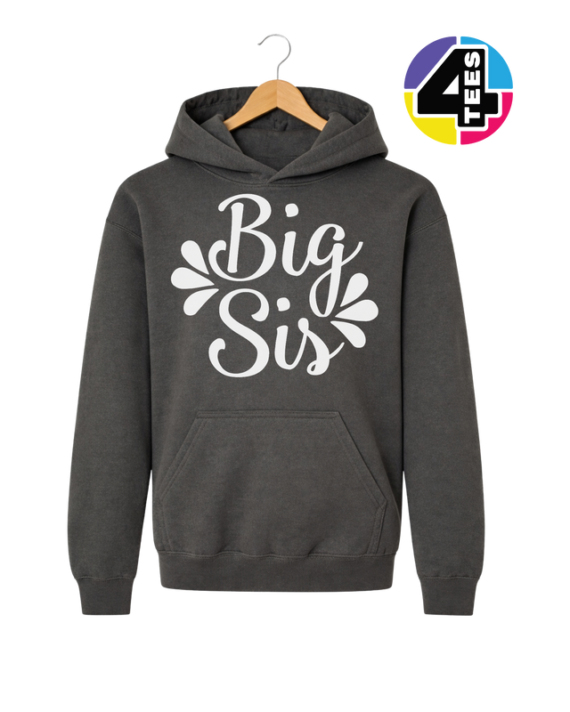 Big Sis in Bloom Youth Hoodie