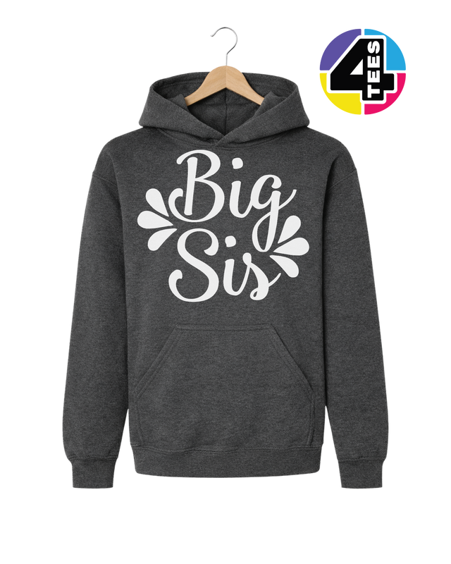 Big Sis in Bloom Youth Hoodie