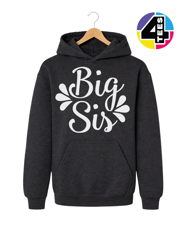 Big Sis in Bloom Youth Hoodie