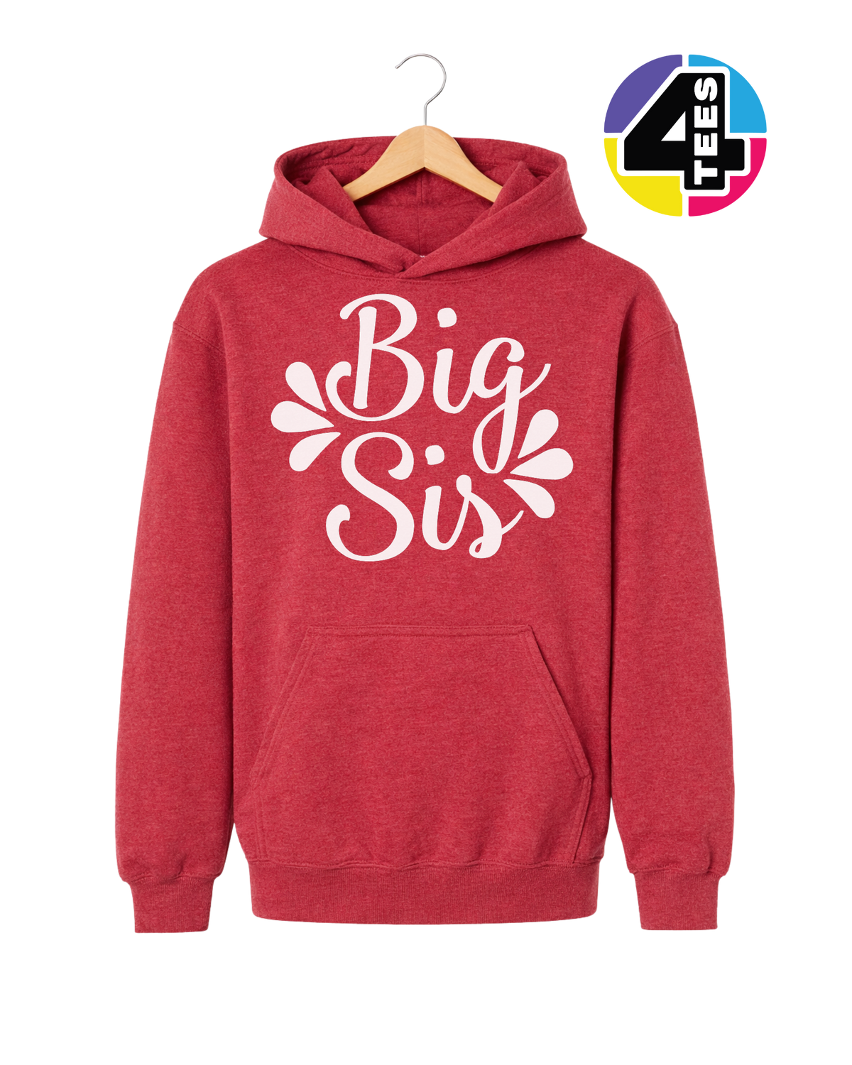 Big Sis in Bloom Youth Hoodie